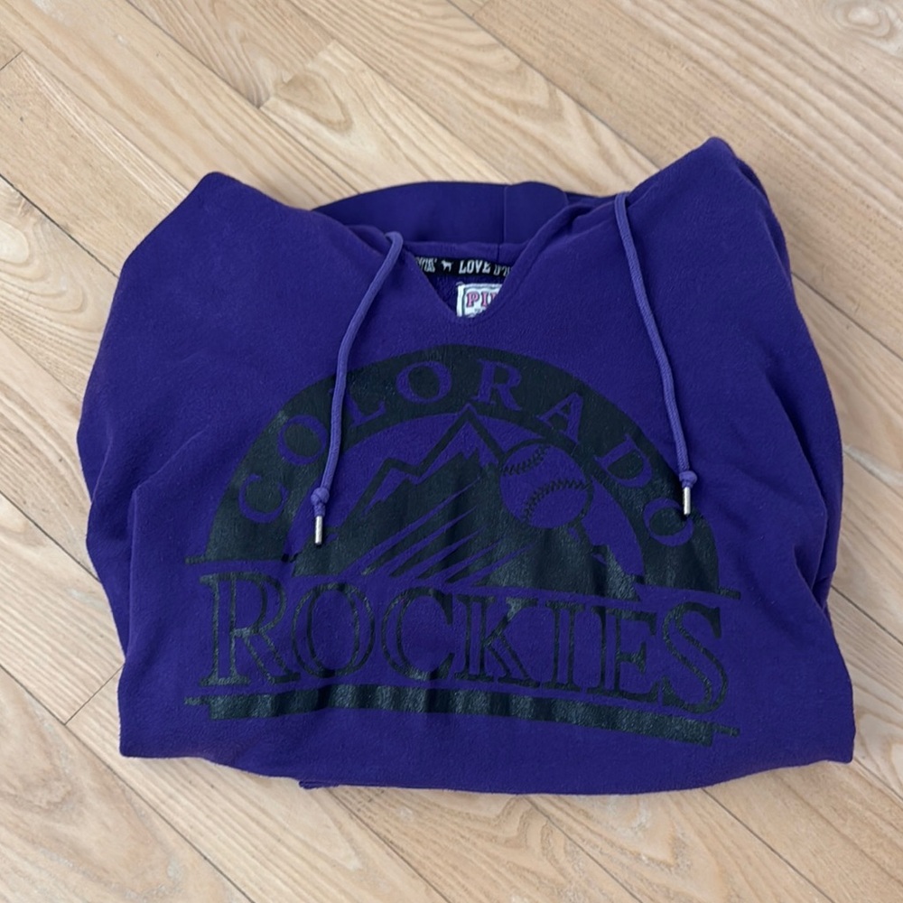 Victoria’s Secret with 5th Ocean MLB Colorado Rockies Hoodie | Size Large
